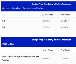 2023-2024 Bell Schedule